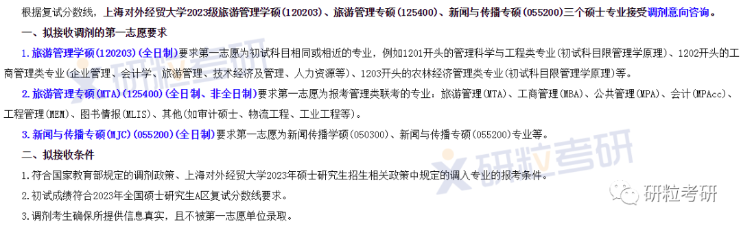 研粒考研调剂信息 研粒考研调剂信息