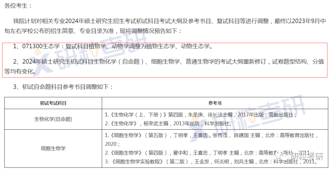 研粒考研复试科目已调整