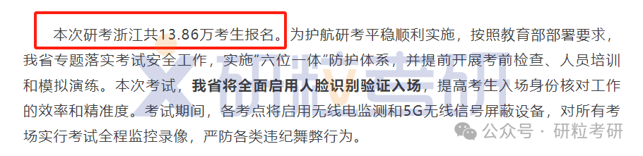 25考研浙江考生人数